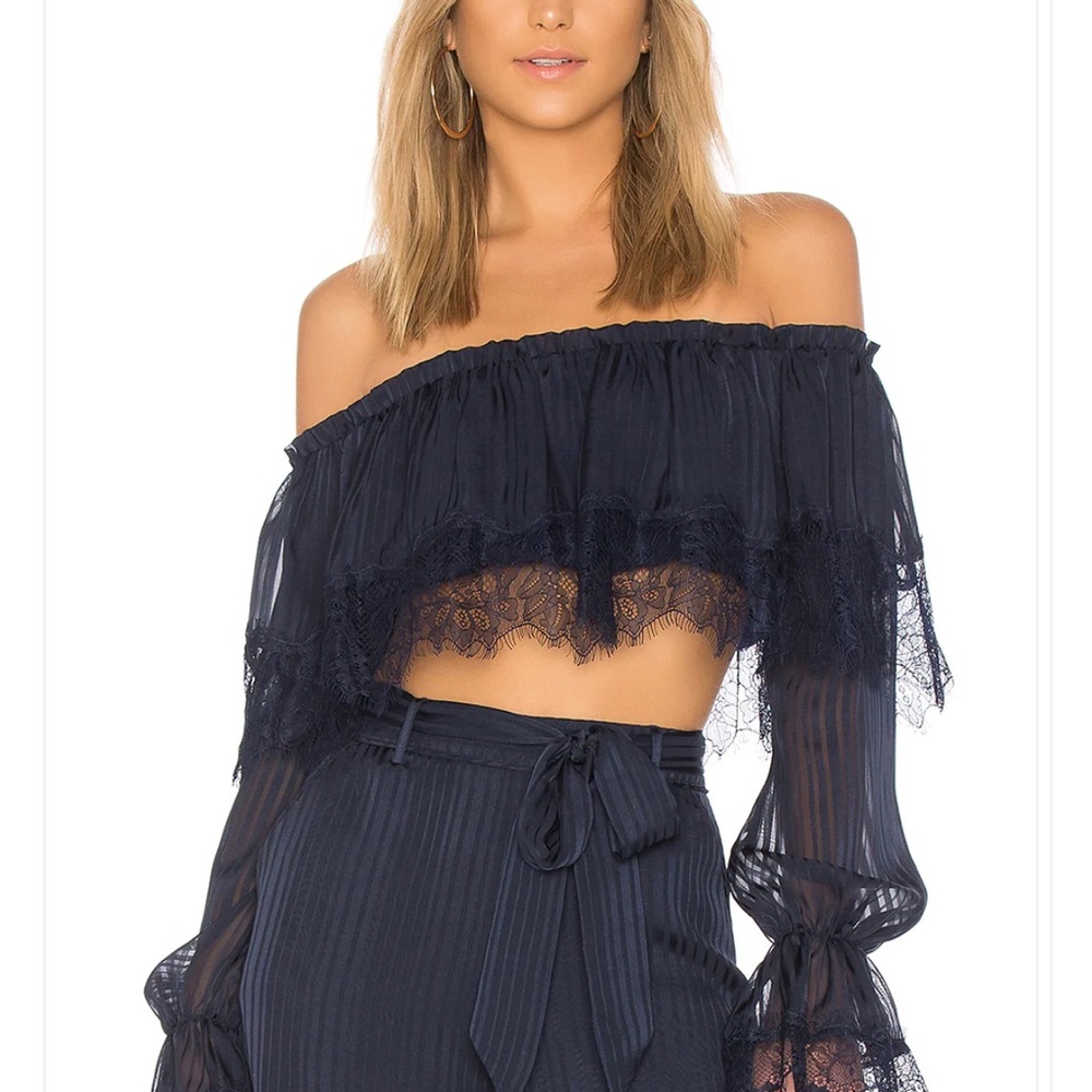 Tularosa Annie Lace Crop Top